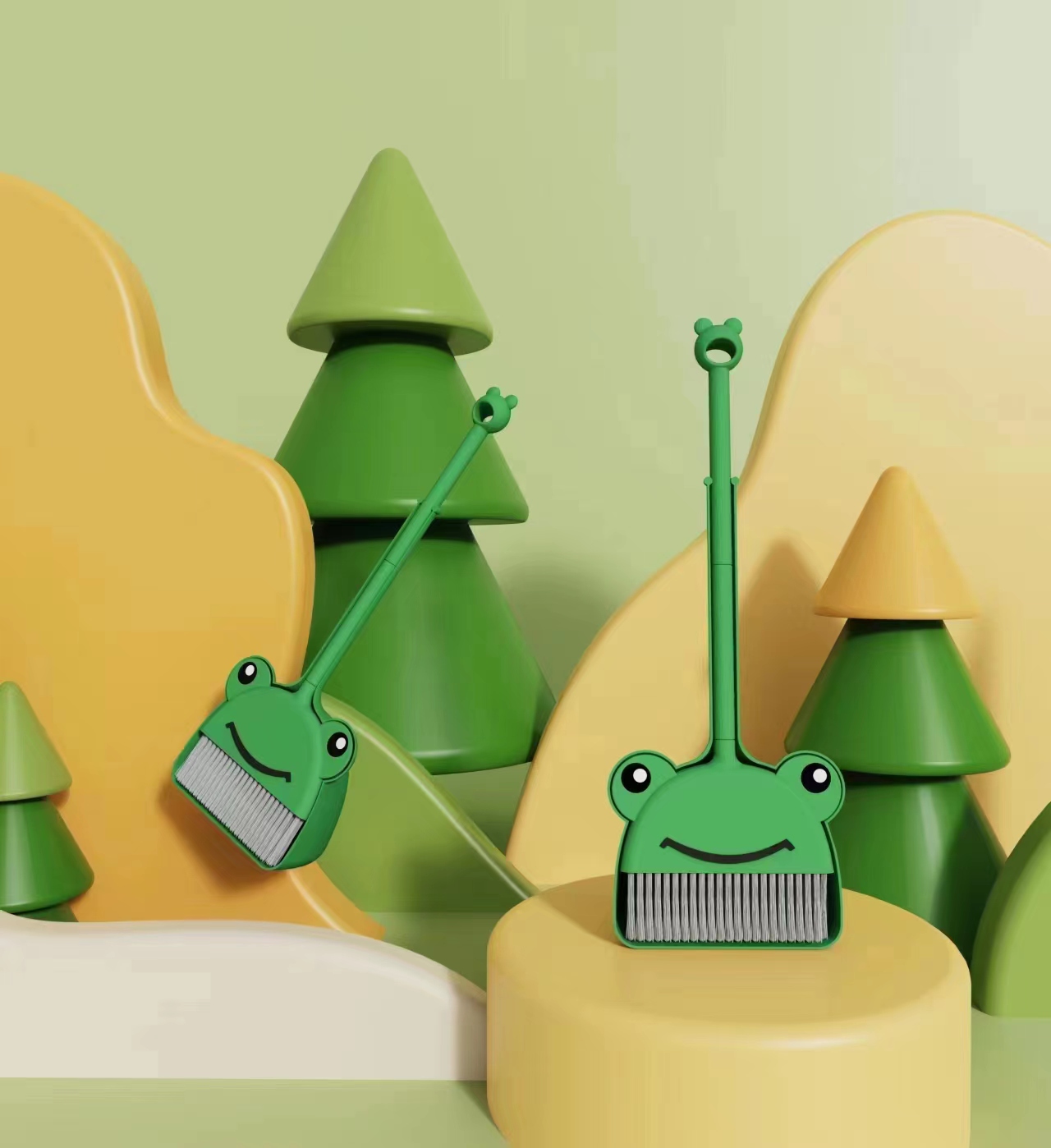 Small frog brush series full figure