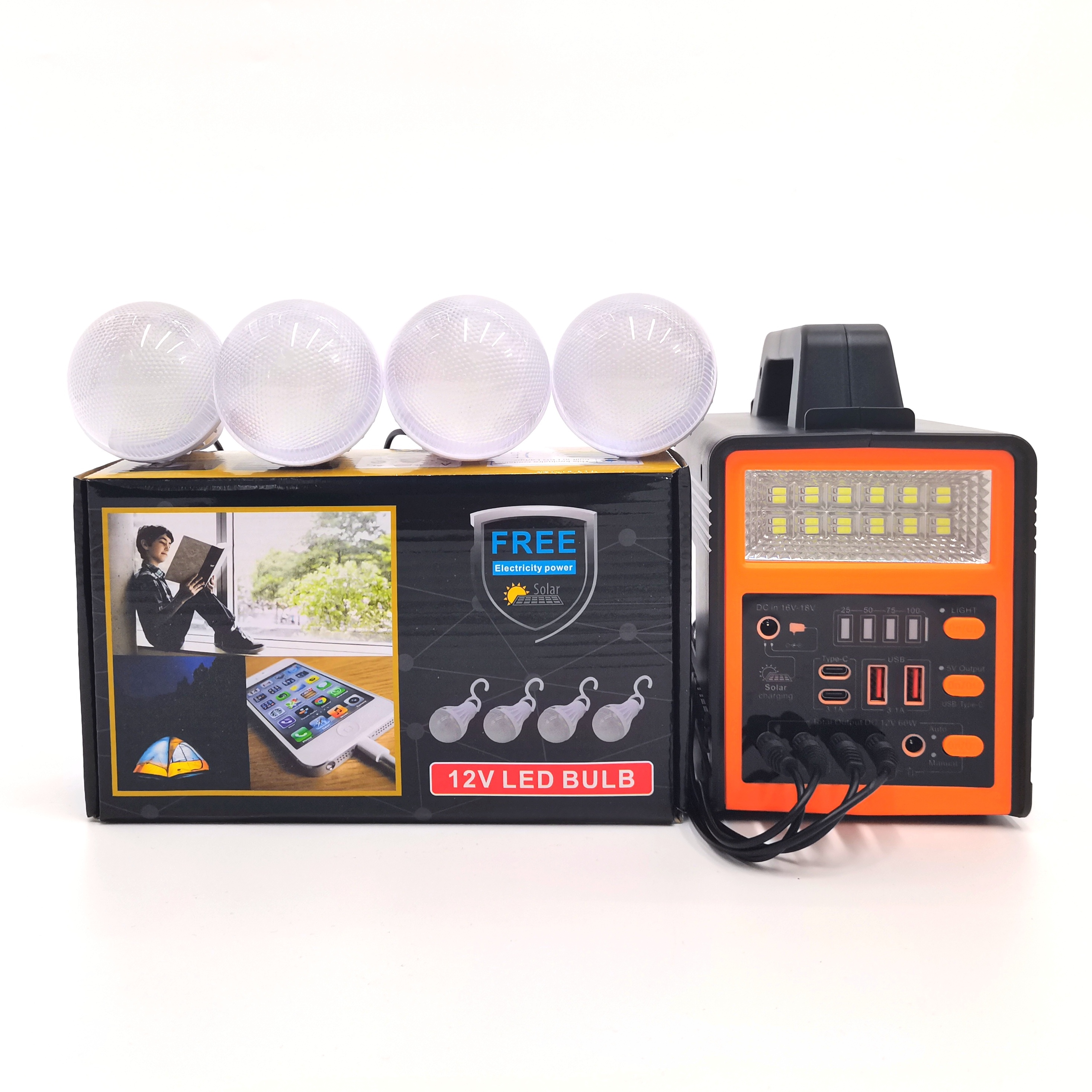 Yobolife LM-3617 نظام الإضاءة الشمسية الشمسية details Picture