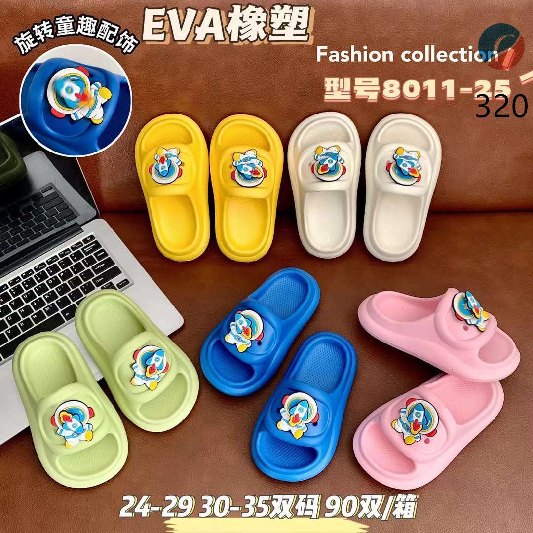 Children's slippers Summer boys indoor non-slip soft bottom cartoon boys home with parent-child baby slippers for women