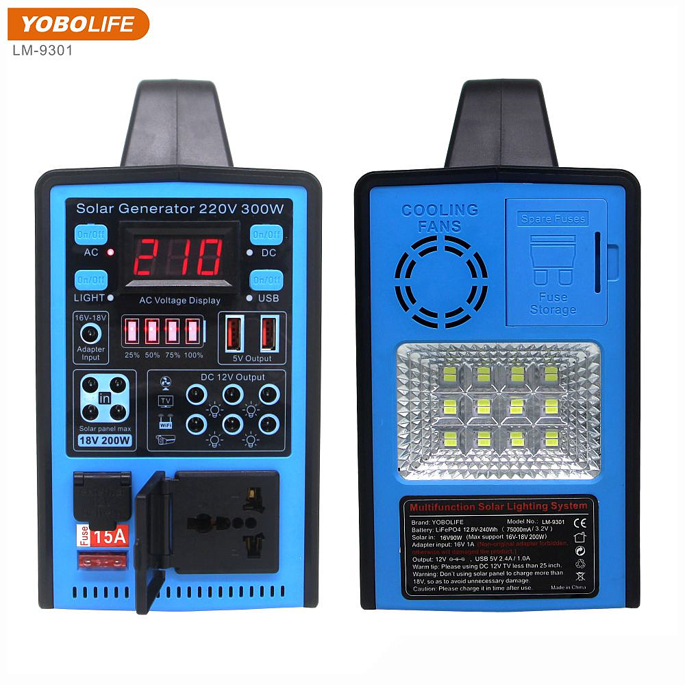 YOBOLIFE LM-9301 inversor solar portátil sistema de almacenamiento de energía Specification image
