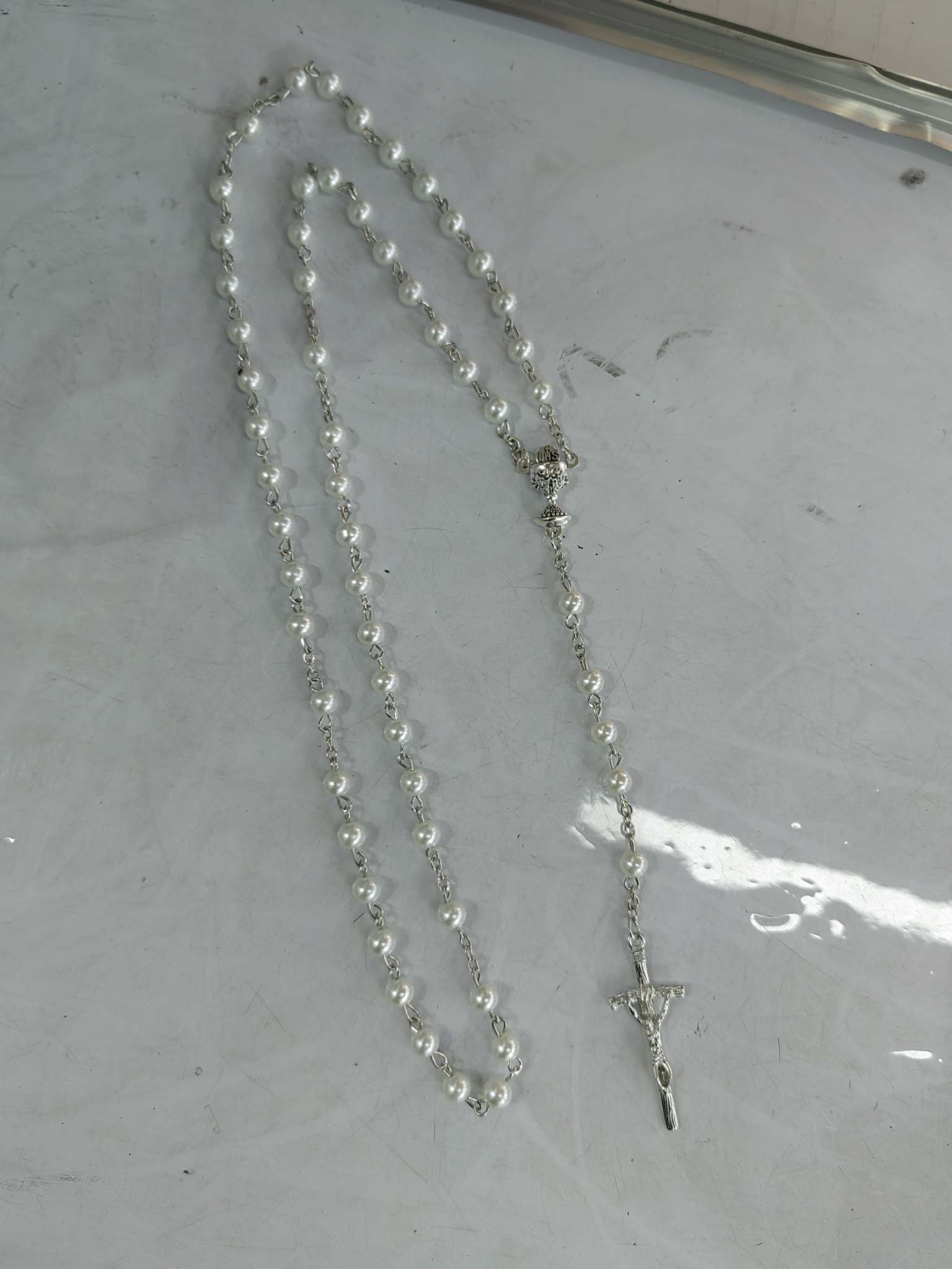 淡水珍珠项链银饰饰品 时尚简约珍珠项饰 优雅气质女士配饰