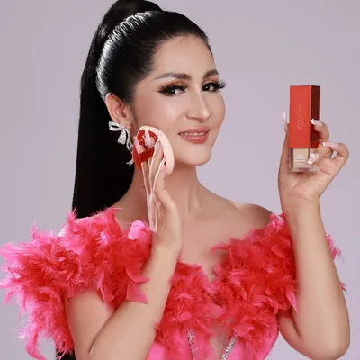 Angel Eyes Liquid Foundation, Light Skin, Strong Concealer, Lasting Makeup! New Product Launch, Gift A Beautiful Air Cushion, Make Your Face Makeup More Perfect! Liquid Foundation Face Makeup