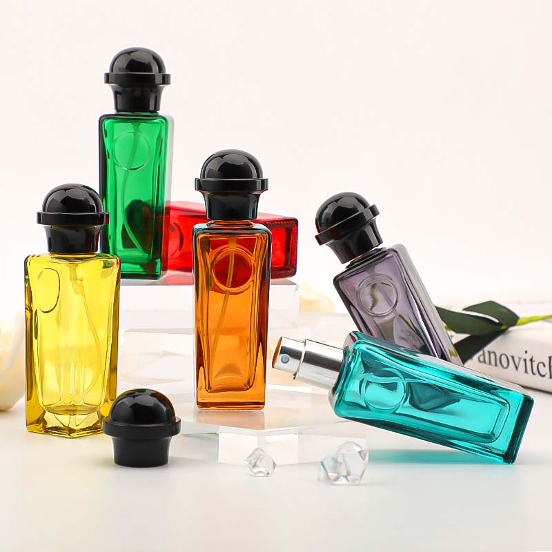 厂家现货批发35ml香水玻璃瓶便携式分装香水瓶可再用香水喷雾瓶