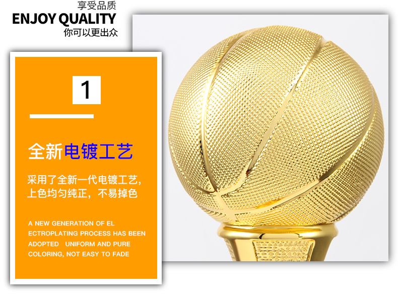 小嘟嘟XDJZ-DB2787厂家批发高档篮球奖杯2022新款奖杯迷纪念品MVP奖杯定 制详情8