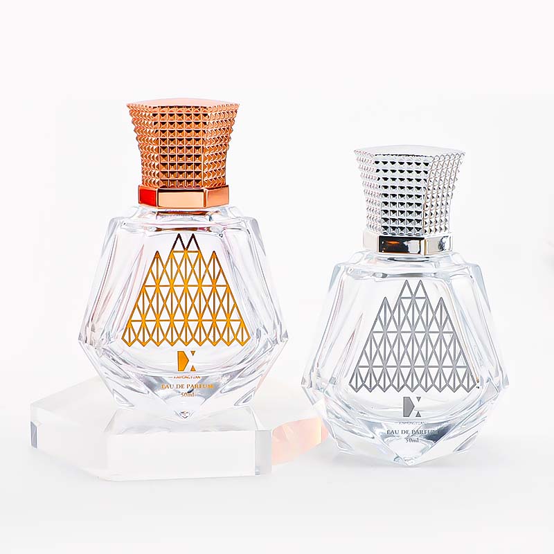 Factory wholesale of 50ml perfume glass bottles, portable perfume dispensers, reusable perfume spray bottles