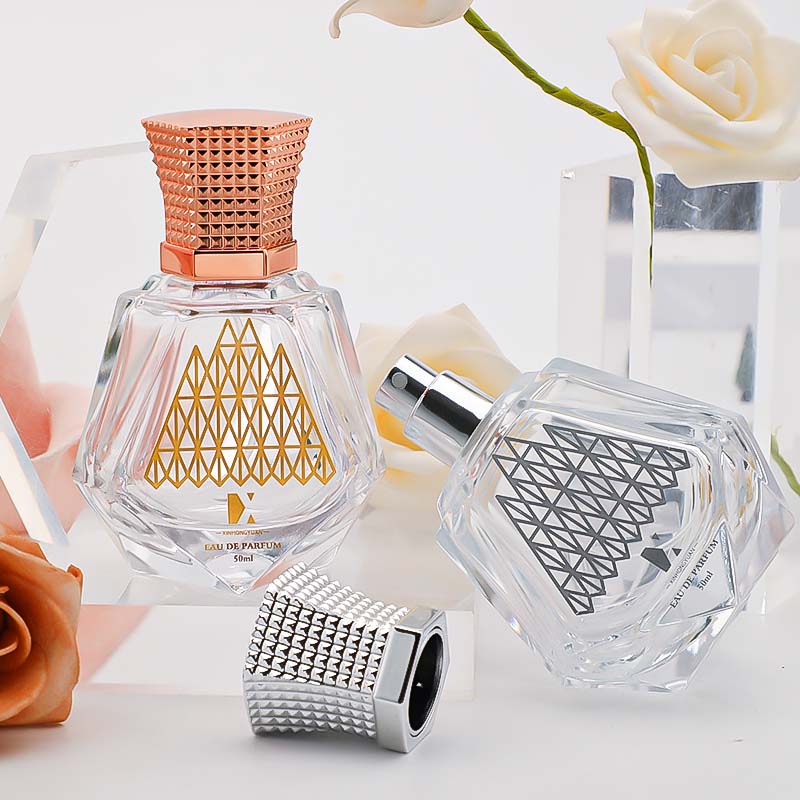 Factory wholesale of 50ml perfume glass bottles, portable perfume dispensers, reusable perfume spray bottles Item Picture