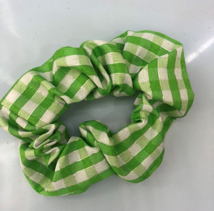 Bright silk striped cotton fabric fruit green ordinary circle large intestine circle Hong Kong Chen jewelry Item Picture