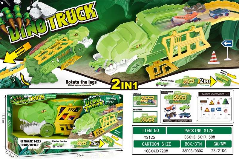 Store Deformed Dinosaur vehicles (4 Taxi AB Dinosaur vehicles +12 roadblocks) thumbnail