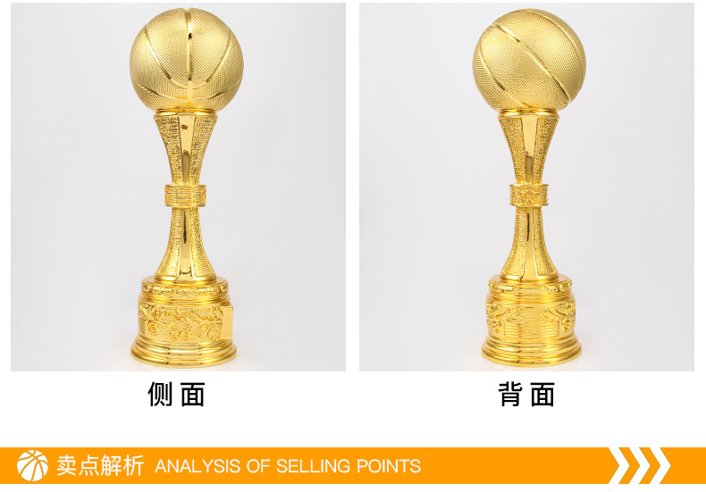 小嘟嘟XDJZ-DB2787厂家批发高档篮球奖杯2022新款奖杯迷纪念品MVP奖杯定 制详情6
