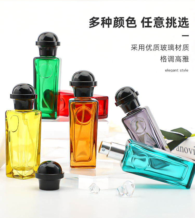 厂家现货批发35ml香水玻璃瓶便携式分装香水瓶可再用香水喷雾瓶详情5