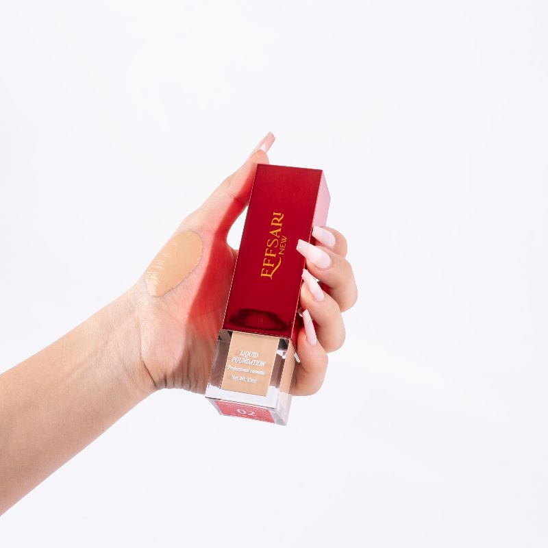 Angel Eyes Liquid Foundation, Light Skin, Strong Concealer, Lasting Makeup! New Product Launch, Gift A Beautiful Air Cushion, Make Your Face Makeup More Perfect! Liquid Foundation Face Makeup Specification drawing