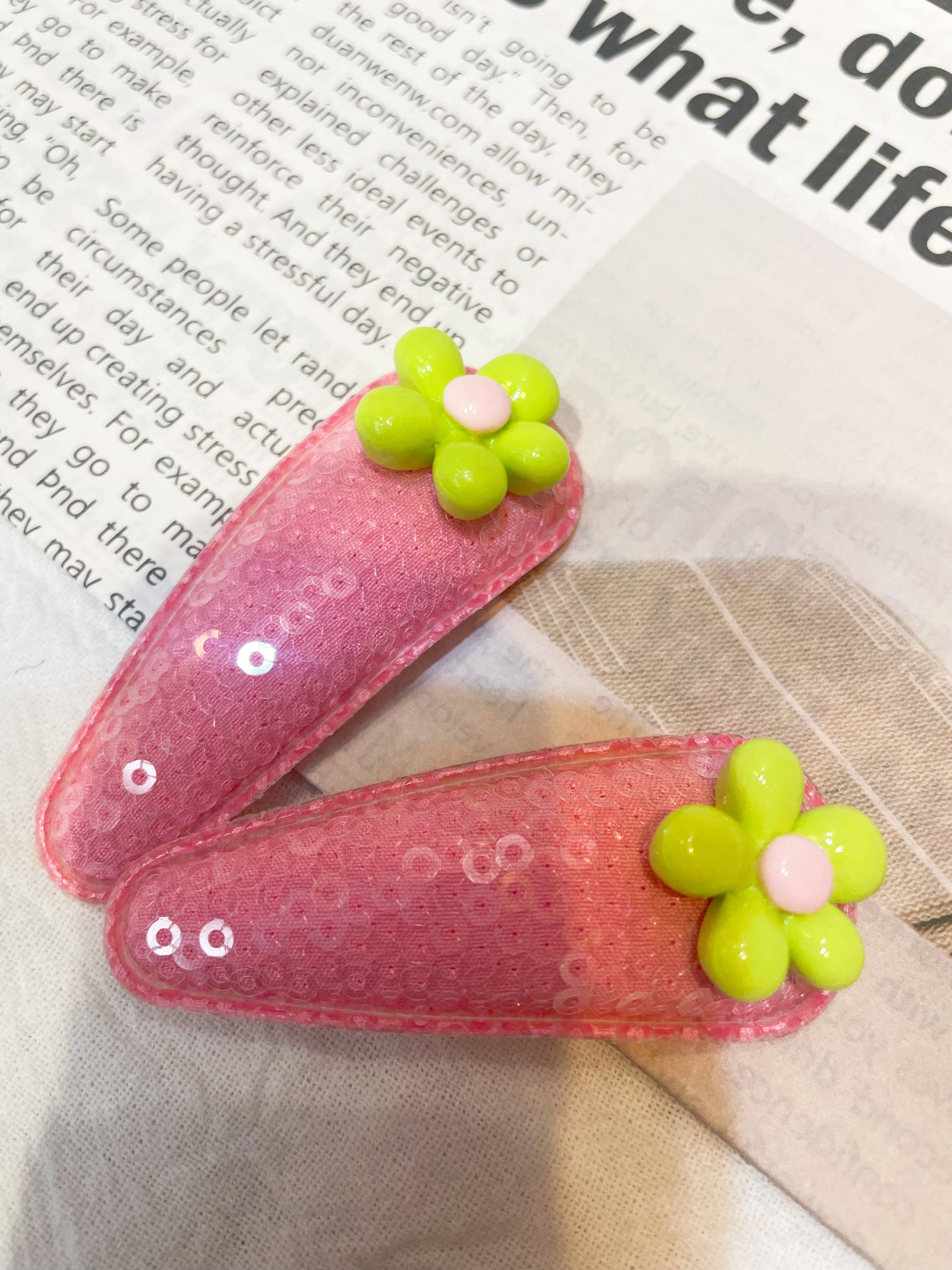 儿童新款超萌女孩布艺可爱简约儿童包布头饰渐变BB夹发夹新款韩国超萌女孩布艺可爱简约儿童包布头饰BB夹