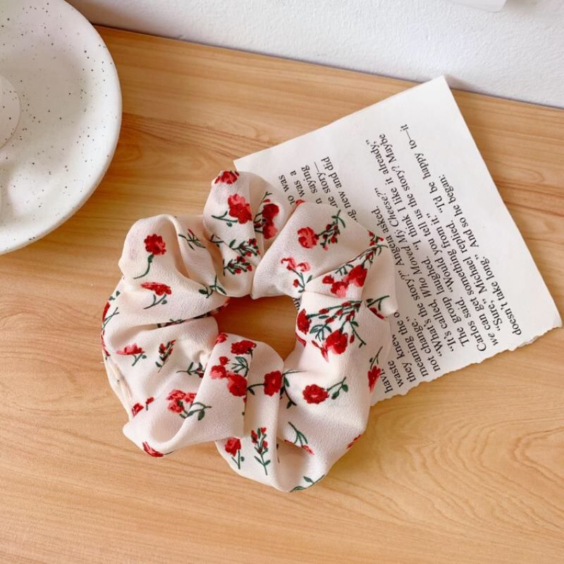 Korean Version Of The Trend Satin Floral 100 Tower Leisure Large Bowel Ring Port Chen Jewelry Specification drawing