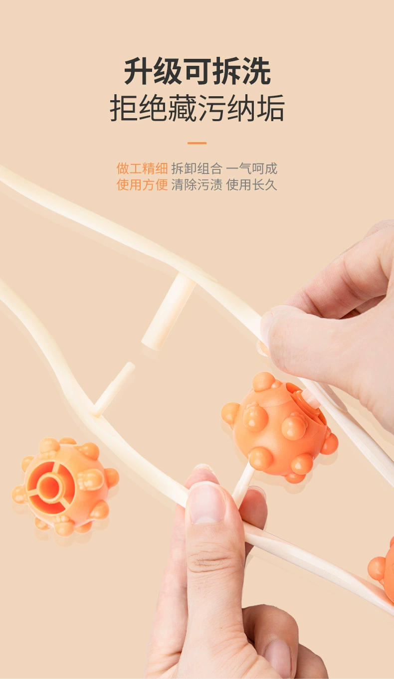 H72-拉背条按摩器肩颈椎背部开肩开背放松器不求人手动滚轮按摩器详情图11