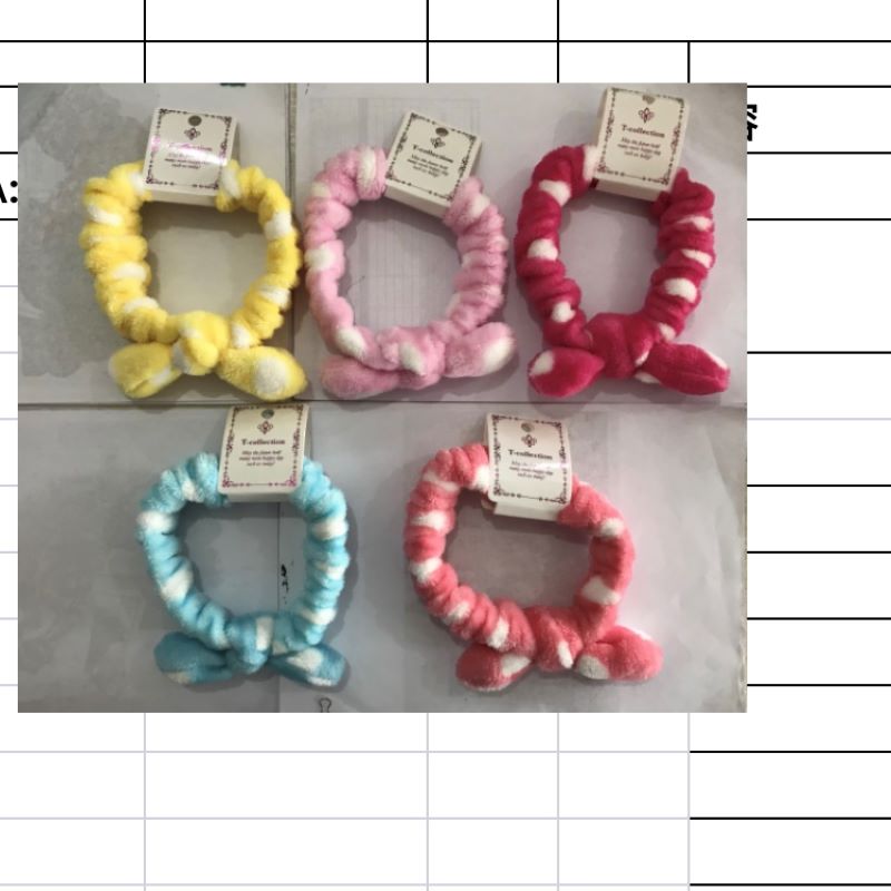 Autumn and winter Korean-style trendy flannel rabbit head with round nods and Hongchen accessories Application Scenario