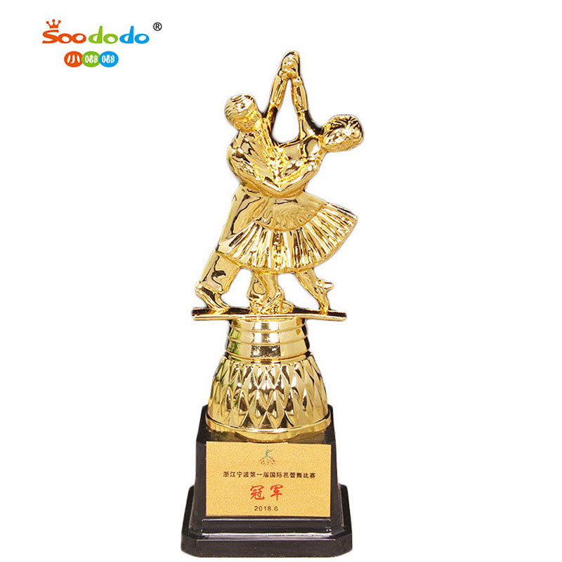 Small dudu XDJZ-WD002 plastic trophies All kinds of ballet dance trophies Music festival plastic trophies spot wholesale thumbnail