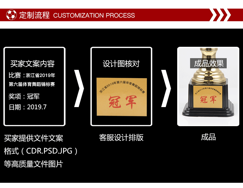 小嘟嘟 XDJZ-1914 金属双耳通用大奖杯运动会足球篮球比赛常规奖杯企业颁奖活动金杯详情16