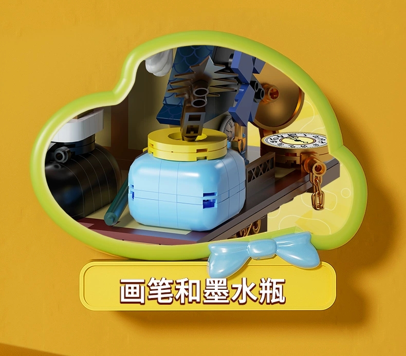 Pinocchio Shin-chan building Blocks, Puppet Toys, Fairy Tale Town, Trendy decorative items, Birthday and New Year Gifts for Girls at CC2011 detail image 12