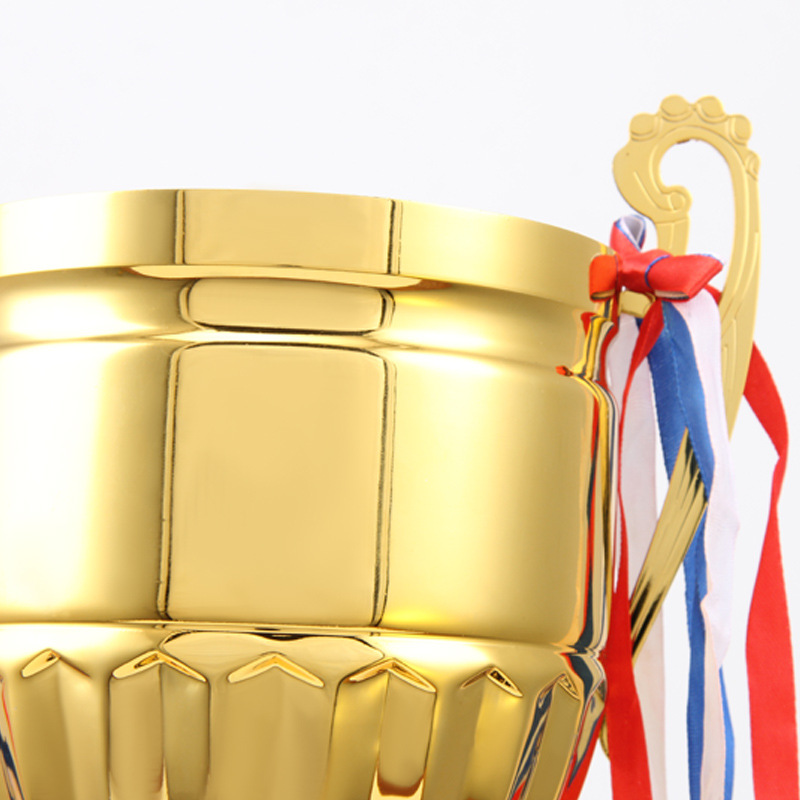 Little dudu XDJZ-195808 Gold silver copper metal trophy School sports meeting dance music competition ribbon Copper trophy spot factory wholesale Specification drawing