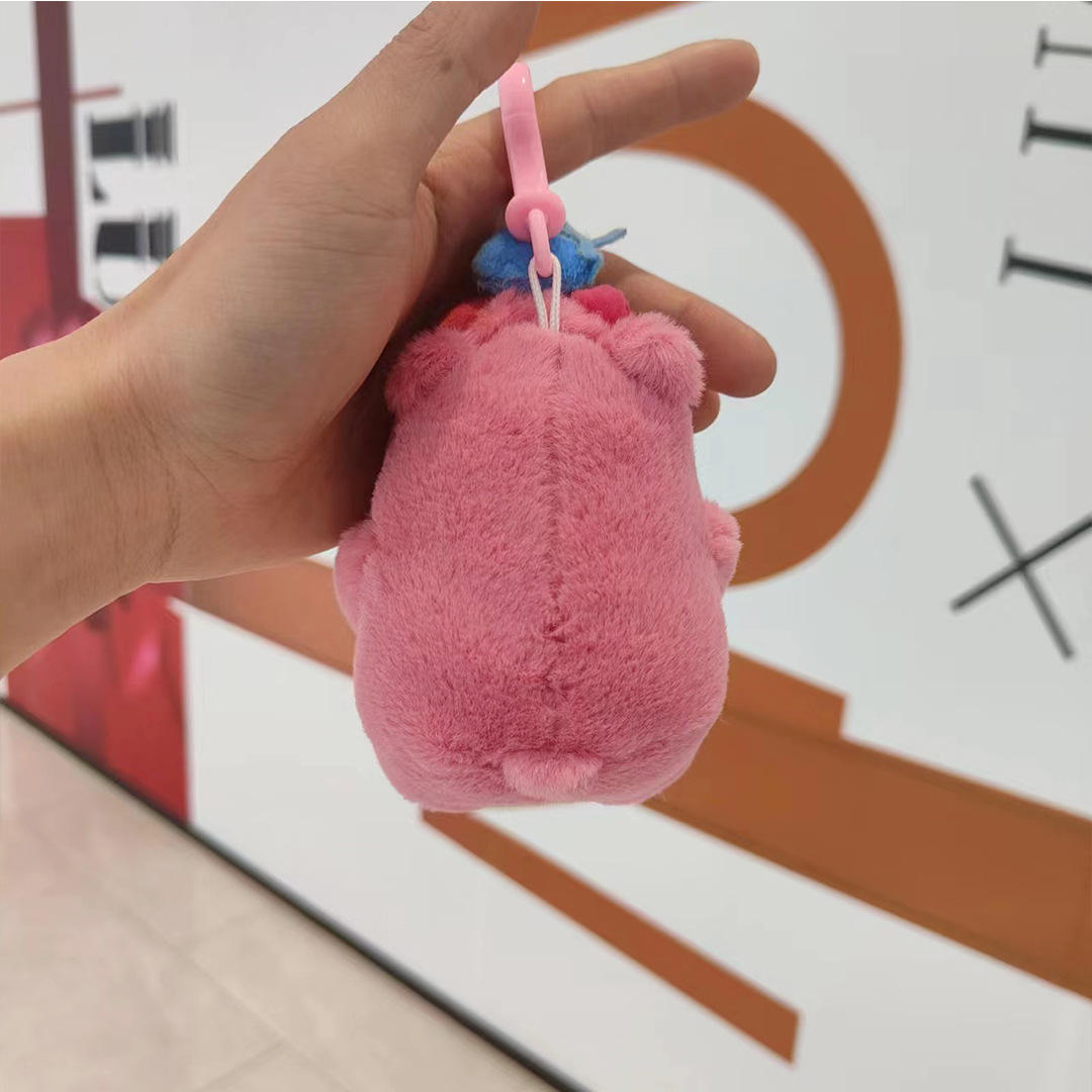 Wholesale of cute strawberry bear plush toy dolls with cute hugging postures Item Picture