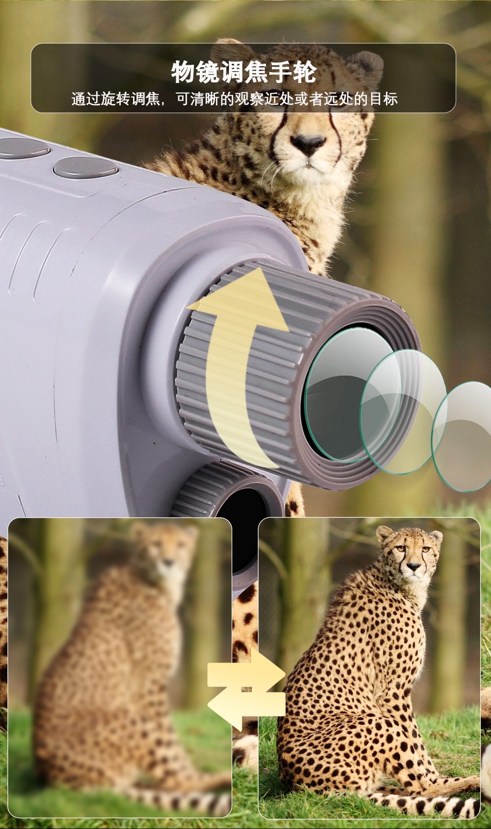 自由虎YS-200单筒夜视仪高清高倍神器红外微光夜视仪望远镜夜间详情7