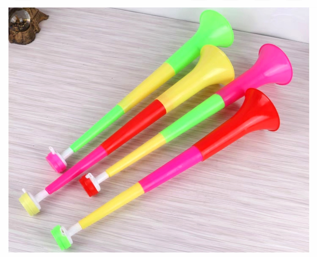 三节大号可伸缩塑料动画版喇叭球迷喇叭彩色喇叭助威儿童地摊玩具详情图4