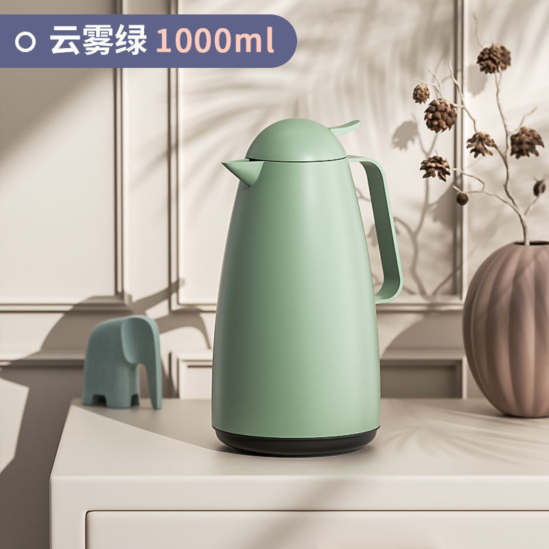 DF99584 红色热水壶 企鹅家用保温壶热水瓶玻璃内胆水壶家用暖瓶水瓶隔热真空胆壶DF Trading House详情图3