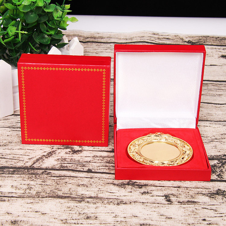 小嘟嘟XDJZ-HZ厂家定 制奖牌包装盒 创意皮质奖牌盒子可烫金印字个性盒子详情9