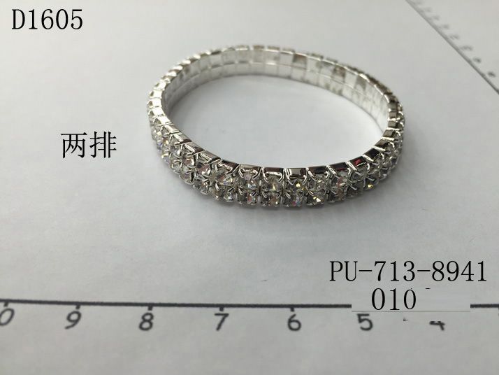 All-diamond bracelet for women, elastic bracelet pic 3
