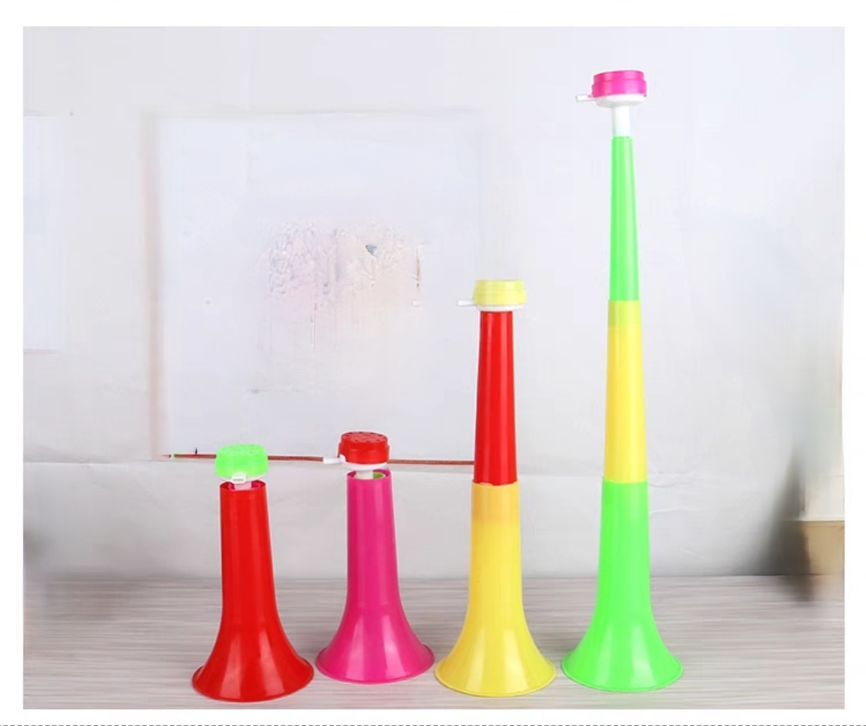 三节大号可伸缩塑料动画版喇叭球迷喇叭彩色喇叭助威儿童地摊玩具详情图6