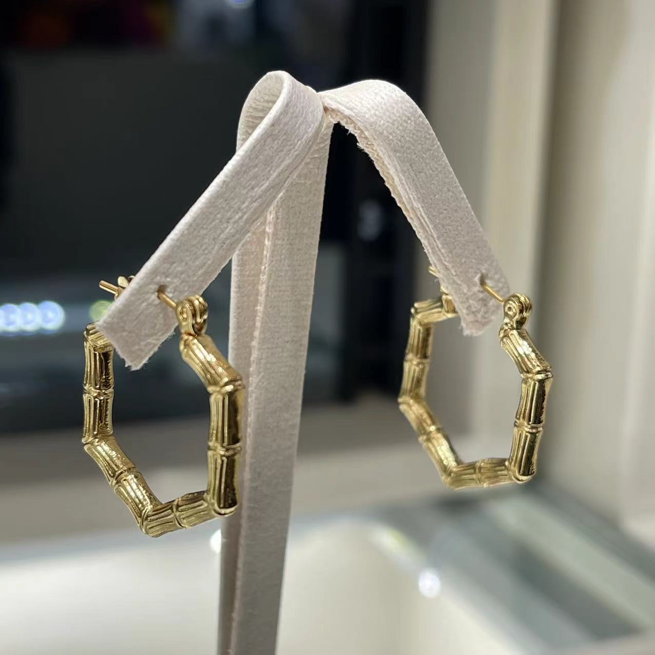 时尚流行饰品不锈钢铸造耳环耳饰