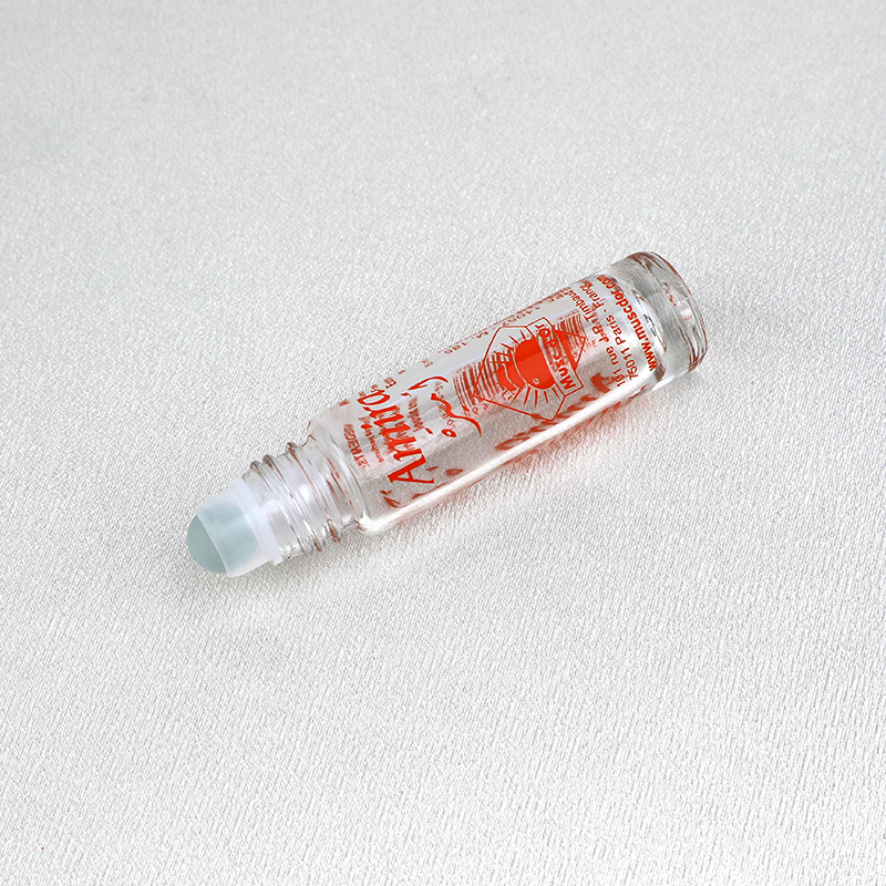 Manufacturers Wholesale Classic Straight Round Glass Ball Bottle Printing Pattern Portable Dispenser Perfume Bottle Small Exquisite Glass Bottles Item Picture