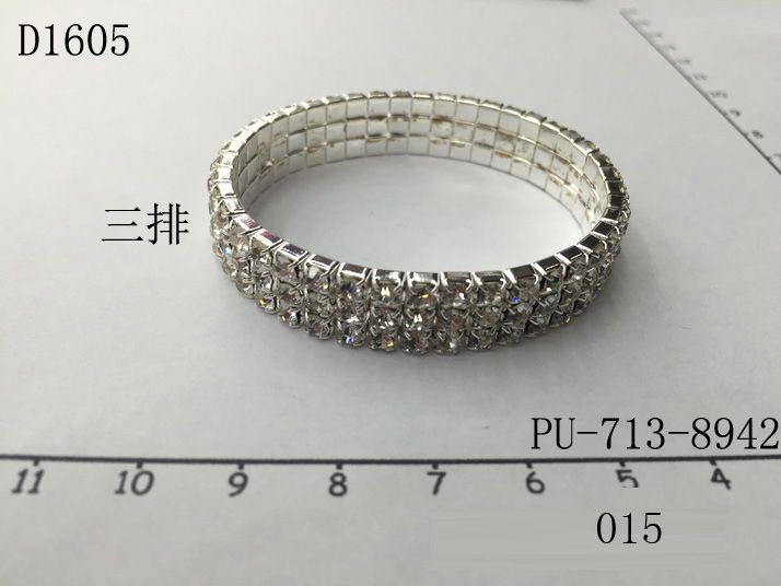 All-diamond bracelet for women, elastic bracelet pic 4