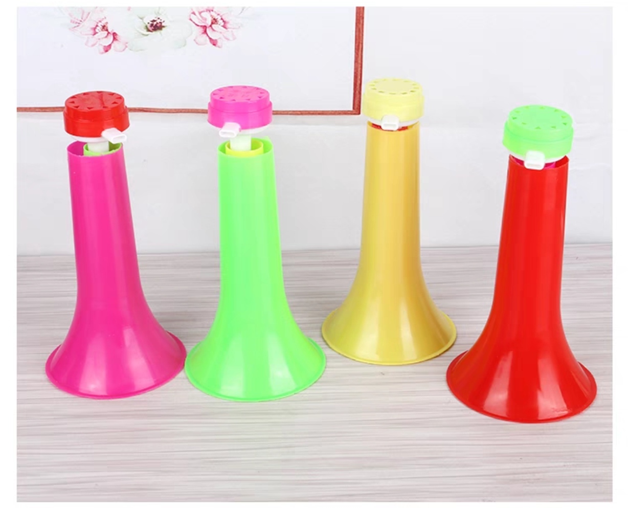 三节大号可伸缩塑料动画版喇叭球迷喇叭彩色喇叭助威儿童地摊玩具详情图5