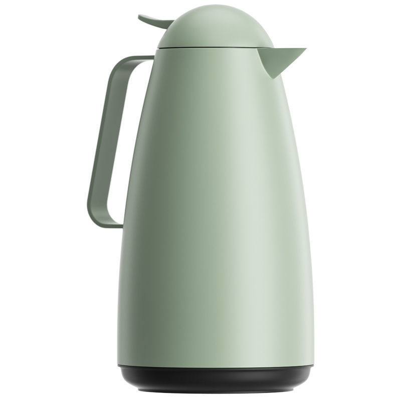 DF99584 红色热水壶 企鹅家用保温壶热水瓶玻璃内胆水壶家用暖瓶水瓶隔热真空胆壶DF Trading House