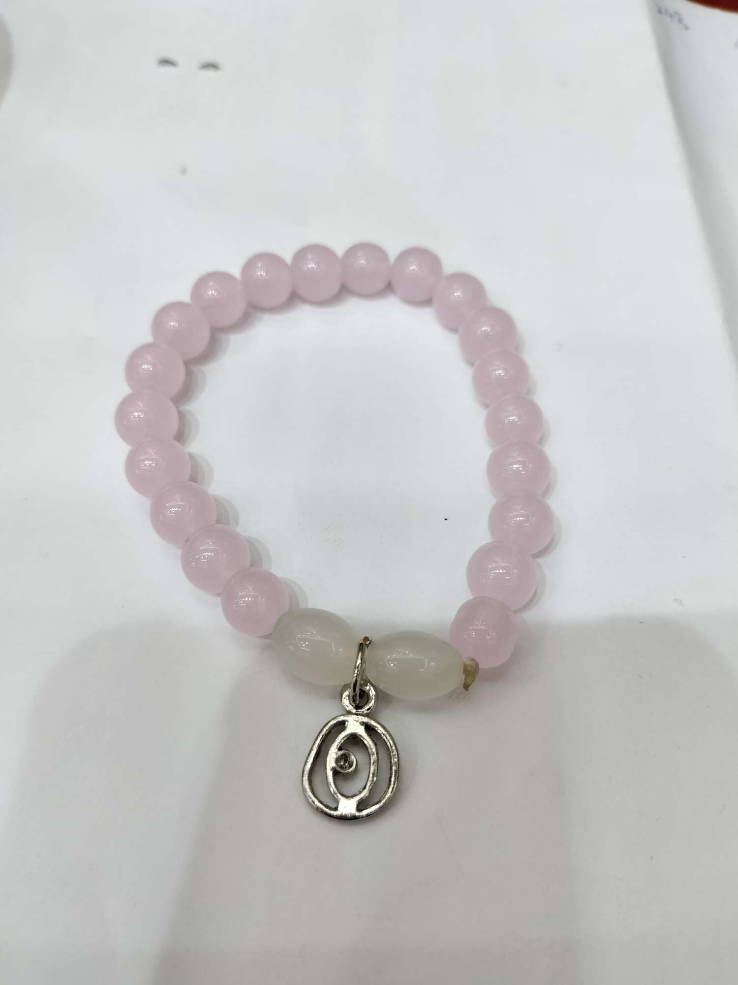 European and American fashionable glass handcrafted beaded chain bracelet details Picture