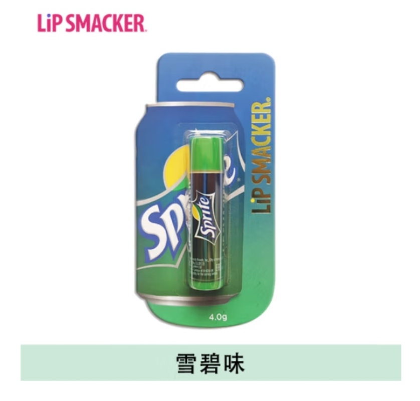 Lip Smacker滋润唇膏可口可乐雪碧保湿滋润学生润唇膏4g/支