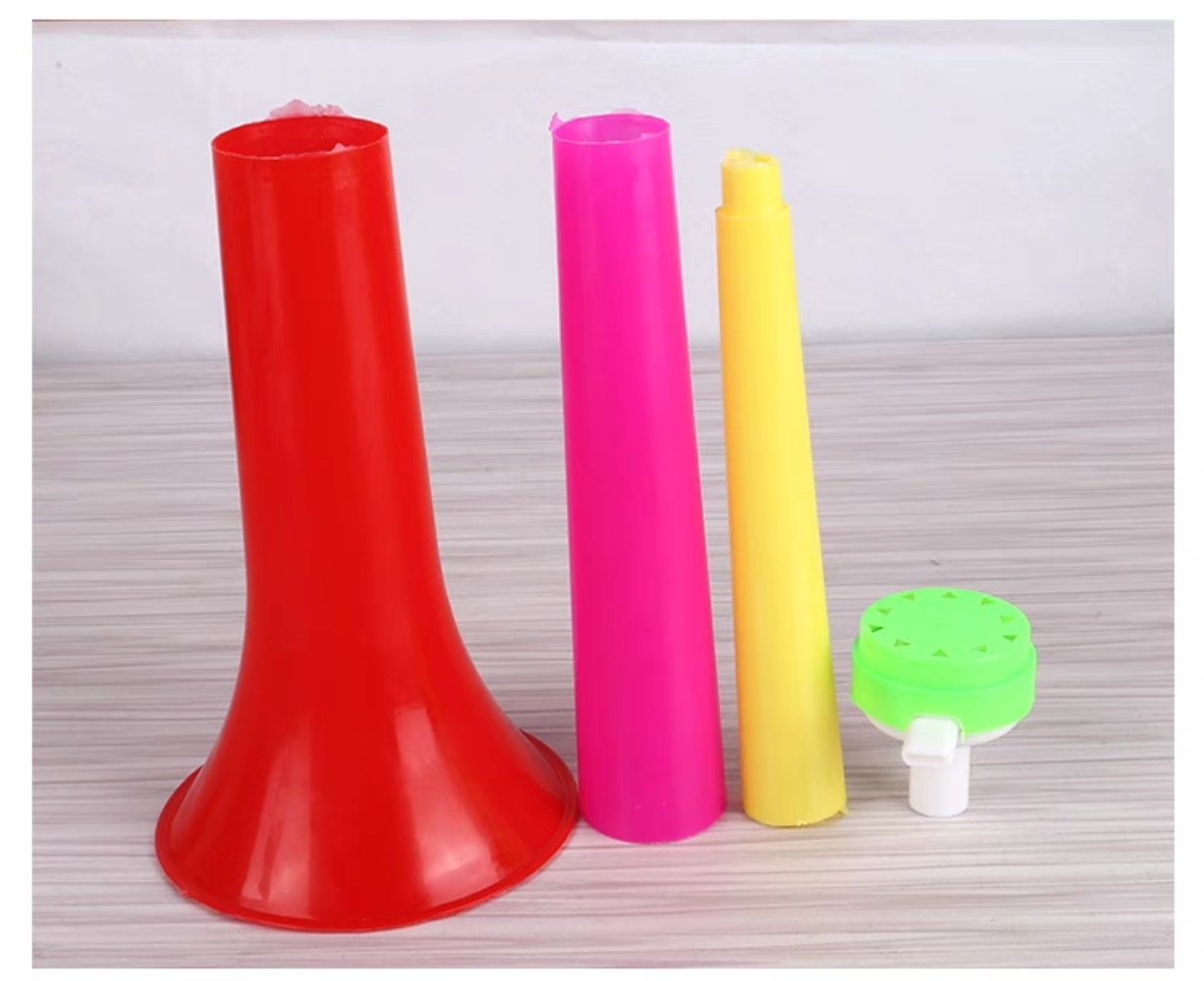 三节大号可伸缩塑料动画版喇叭球迷喇叭彩色喇叭助威儿童地摊玩具详情图3