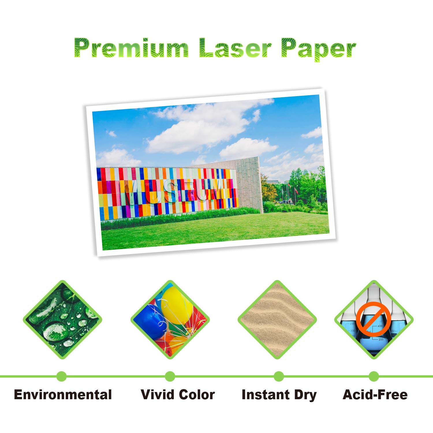 Koala 250g double-sided photo paper, A4 photo paper, image paper, photo paper, 100 photo paper, glossy photo paper, glossy photo paper, double-sided coated paper, photo paper Specification image