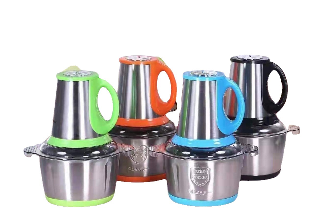 2-liter and 3-liter meat grinders with handles, 3-speed crushers and 3-speed food grinders Application Scenario
