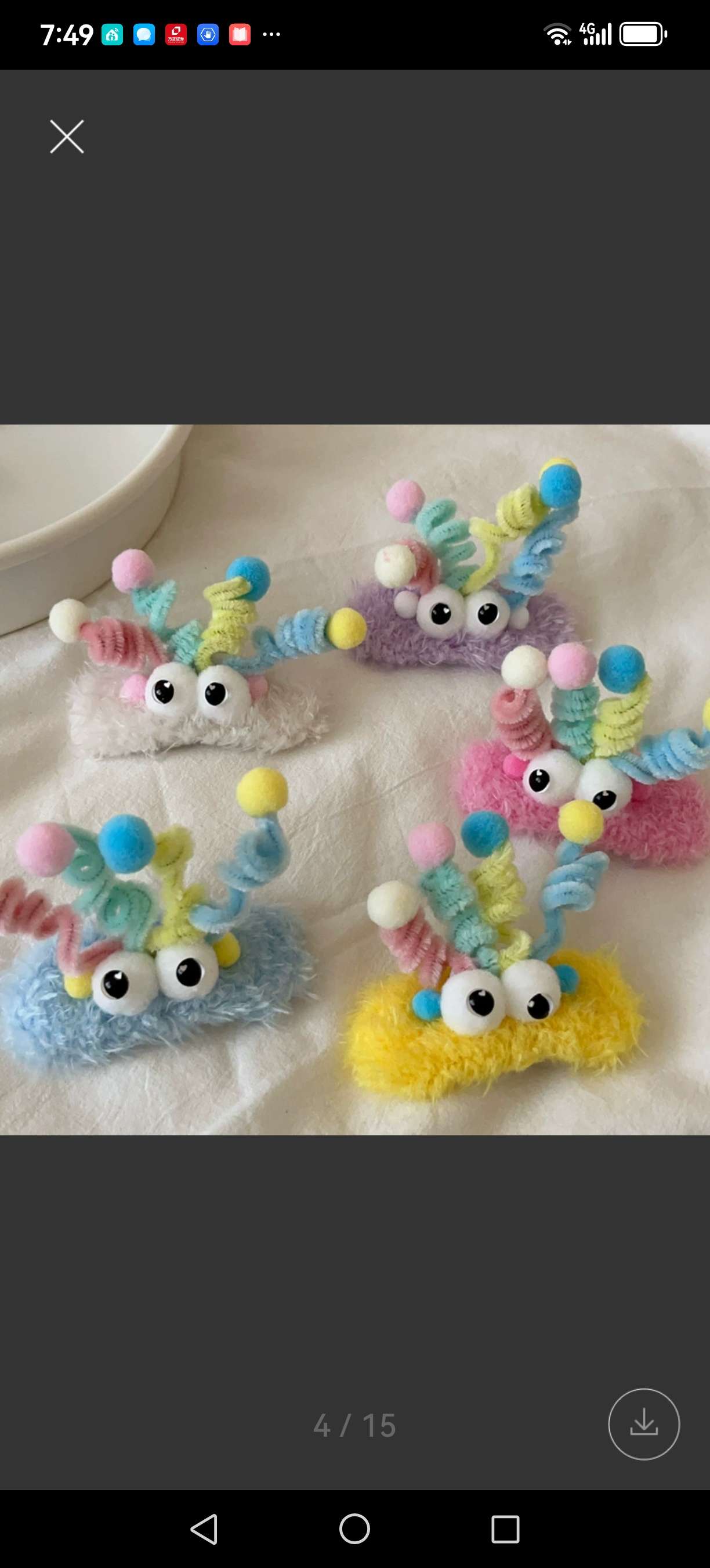 毛绒公仔爪子夸张卡通头像详情图4