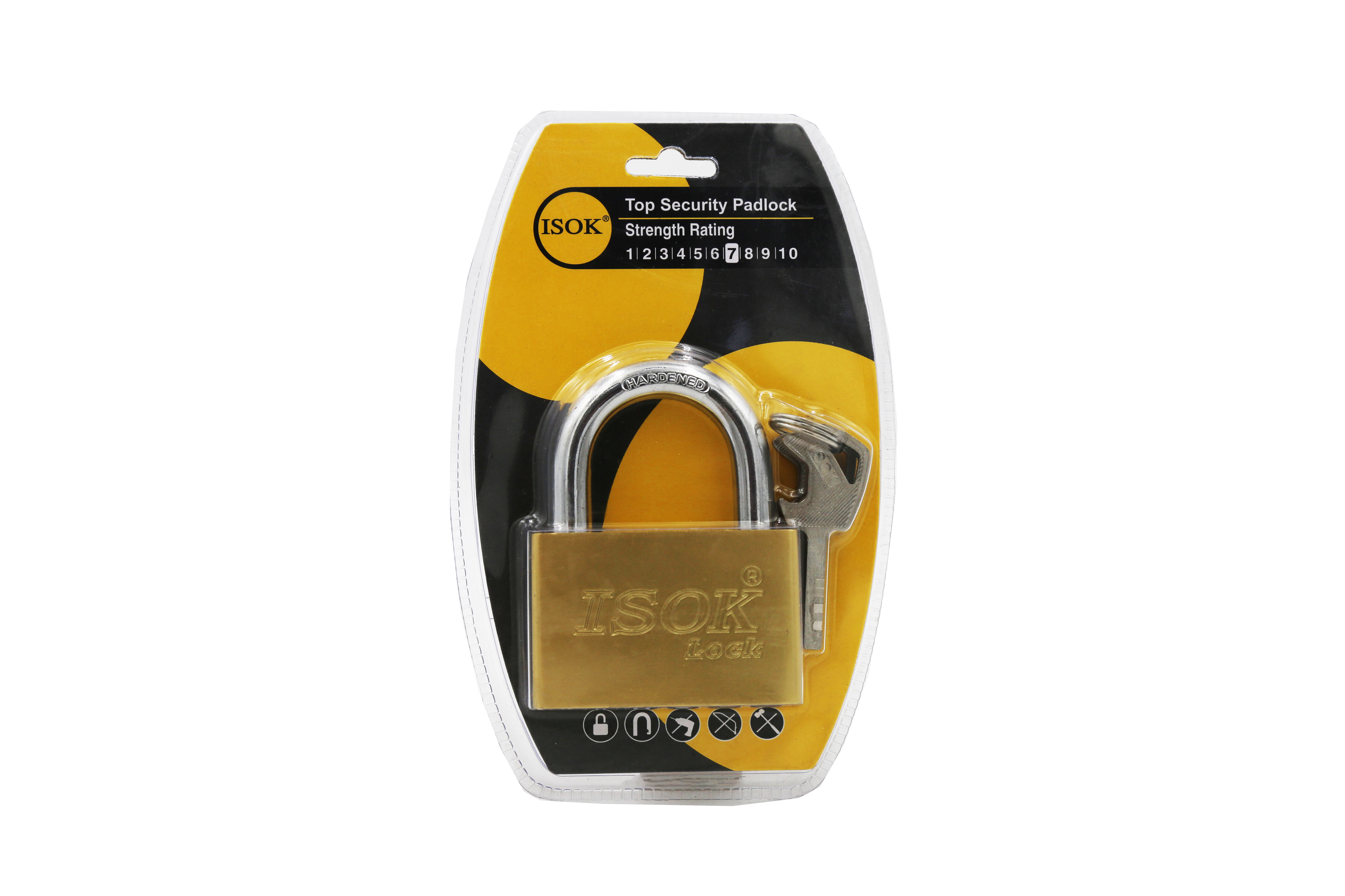 70ISOK semi-elliptical cup blade lock