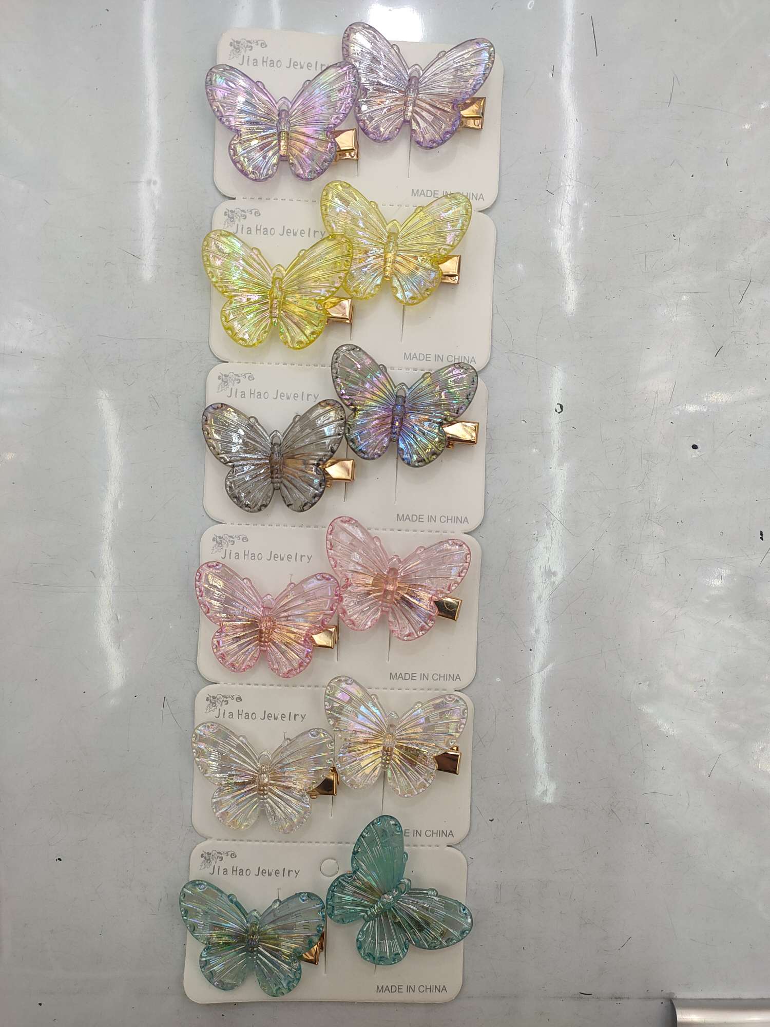 蝴蝶发夹多彩色系列