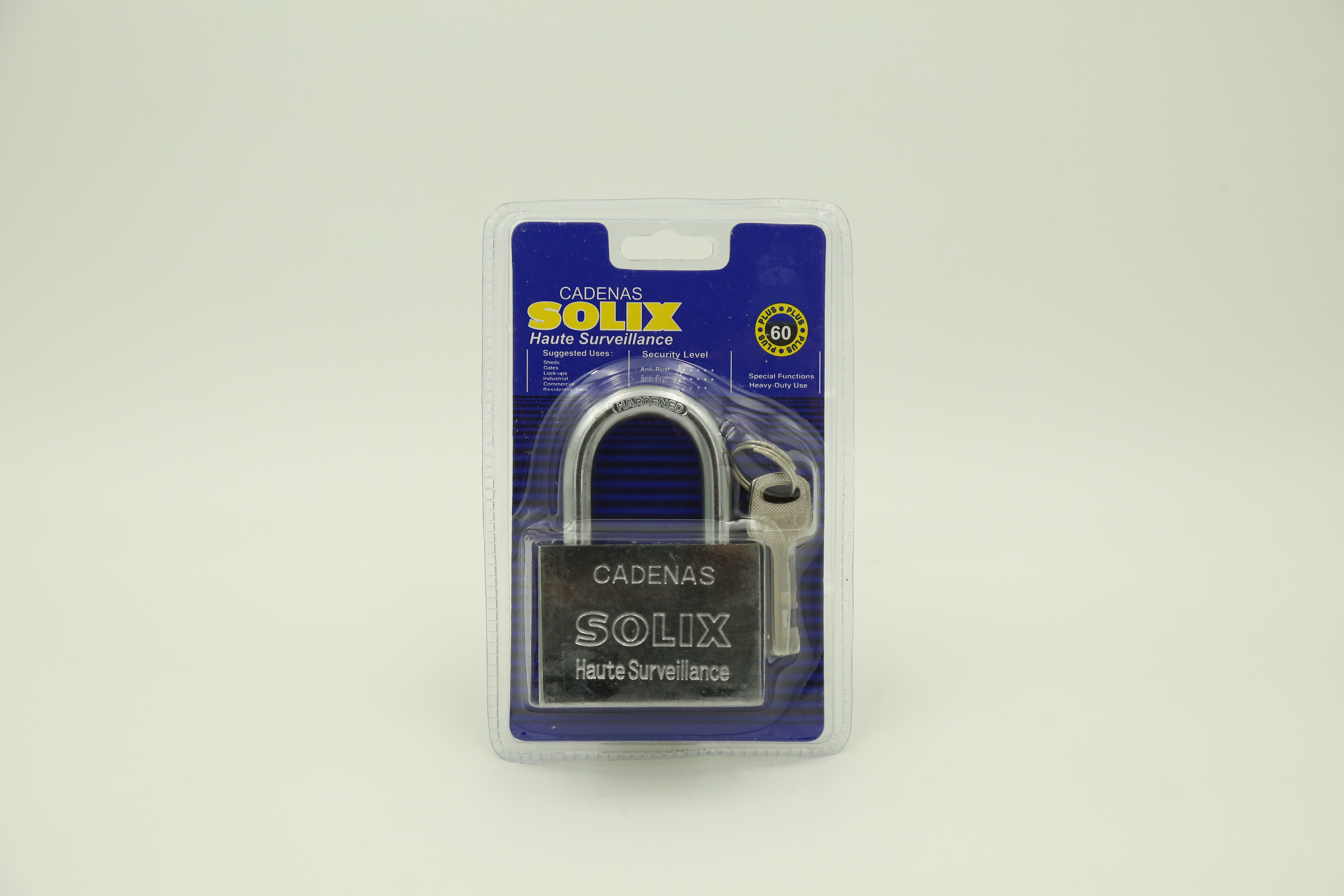 60SOLIX square blade padlock double bubble details Picture