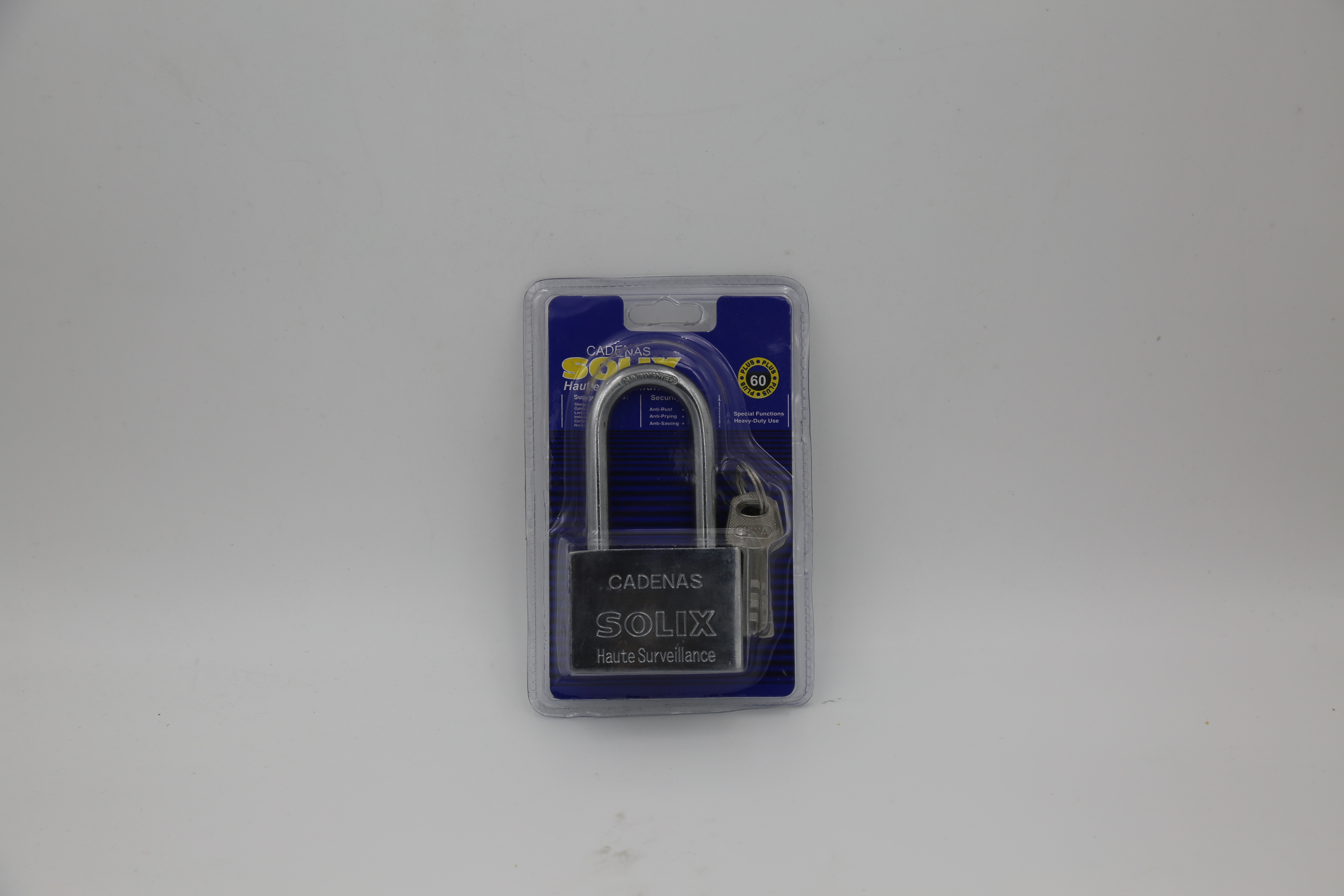 60SOLIX square blade padlock double bubble long beam details Picture