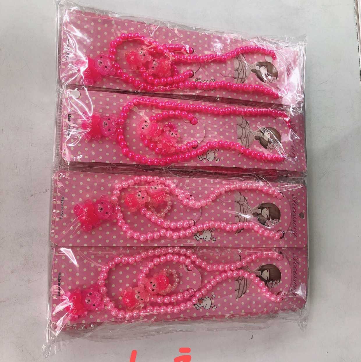 儿童首饰套装实物图