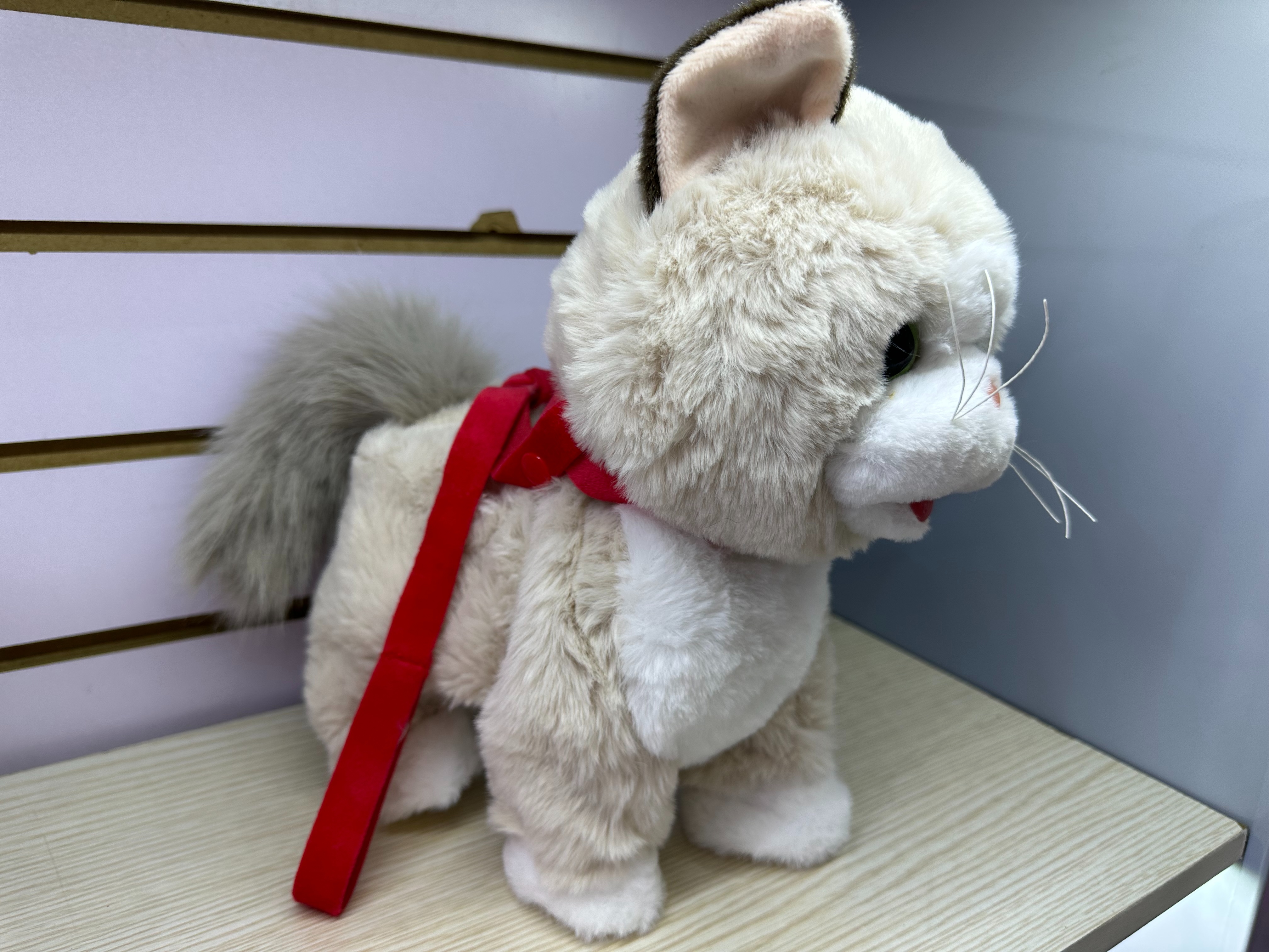 Juguetes de peluche gatito simulación electrónica gatito peluche details Picture