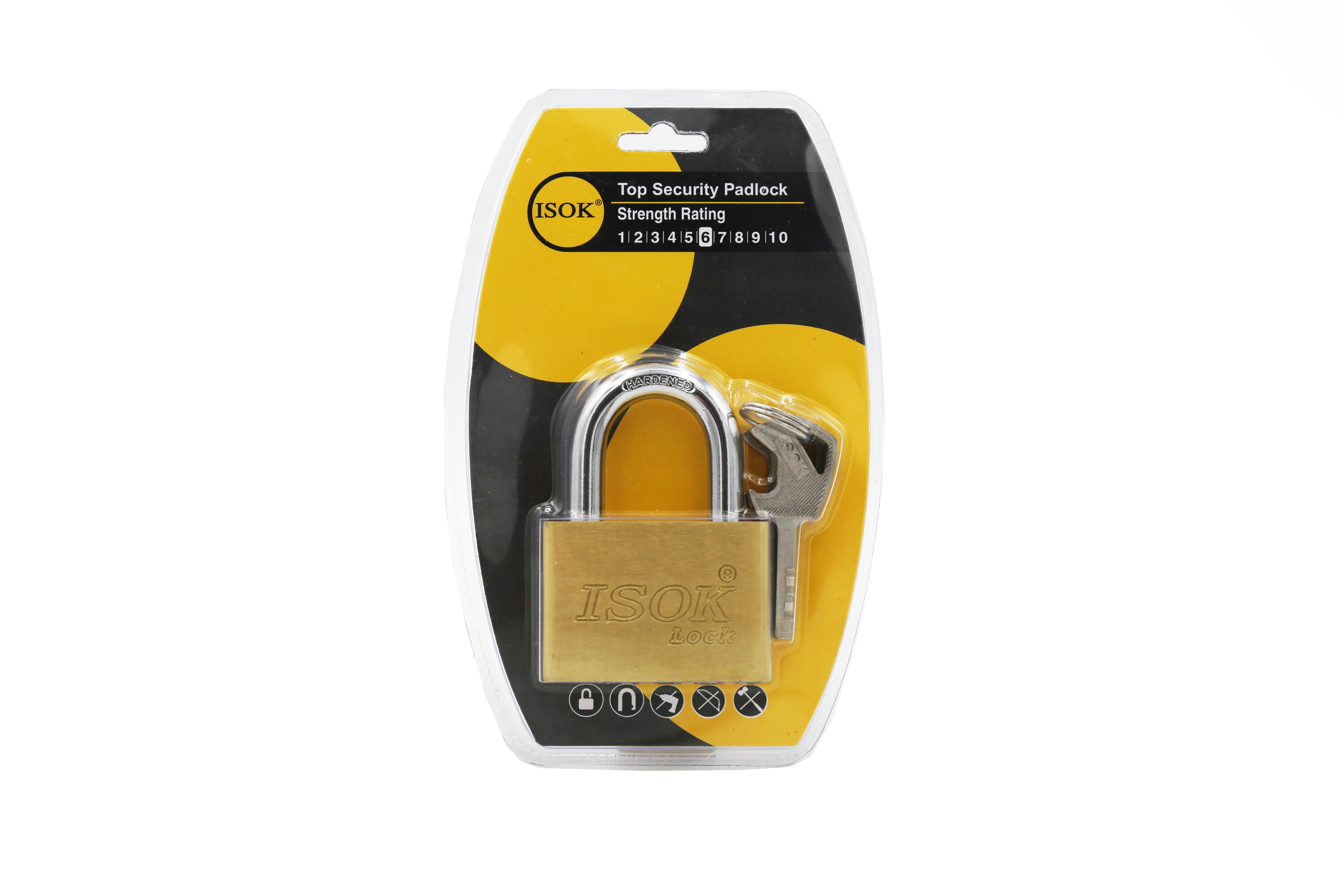 60ISOK semi-elliptical cup blade lock