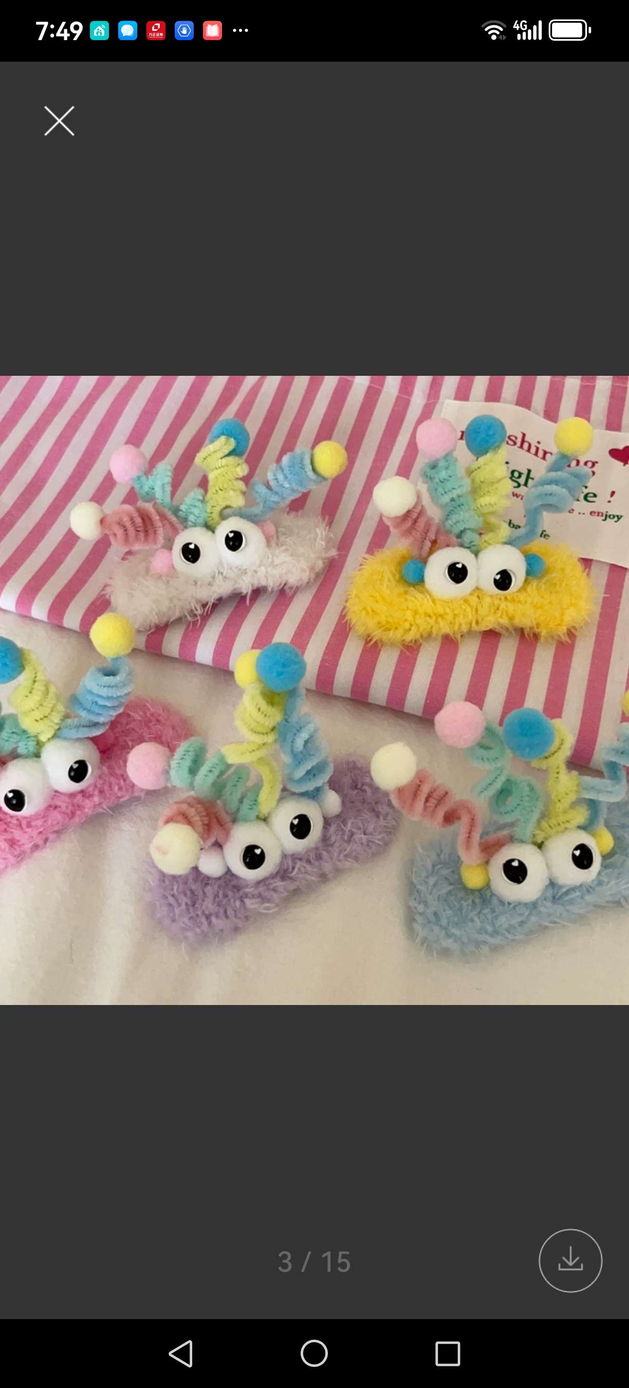 毛绒公仔爪子夸张卡通头像详情图6