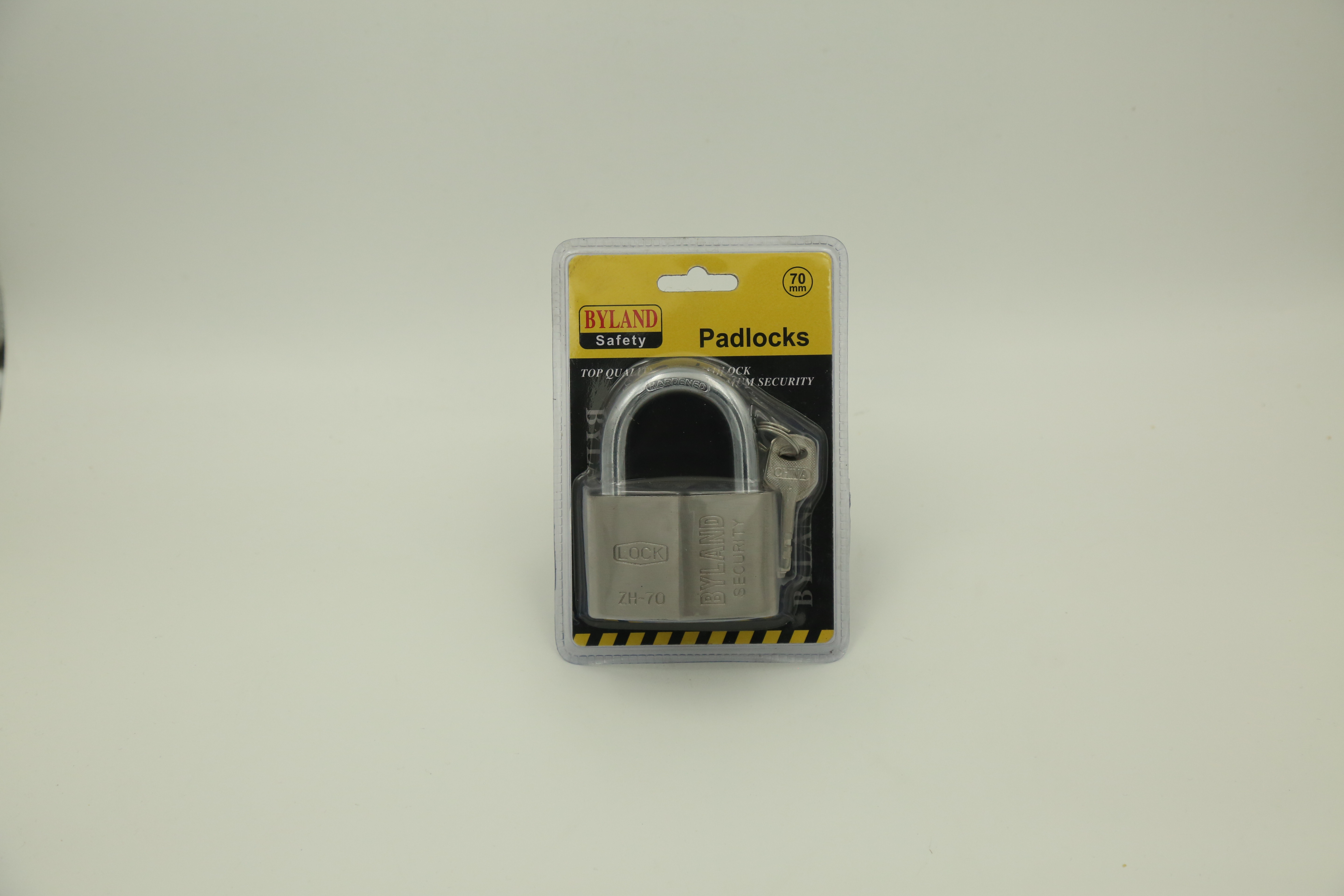 70 diamond-shaped double-bubble yellow card padlock details Picture